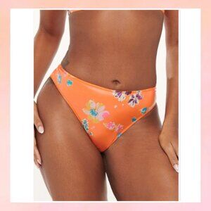 Savage X Fenty Lingerie Nicht Blooms Bouquet Print High-Leg Bikini- S/M/L